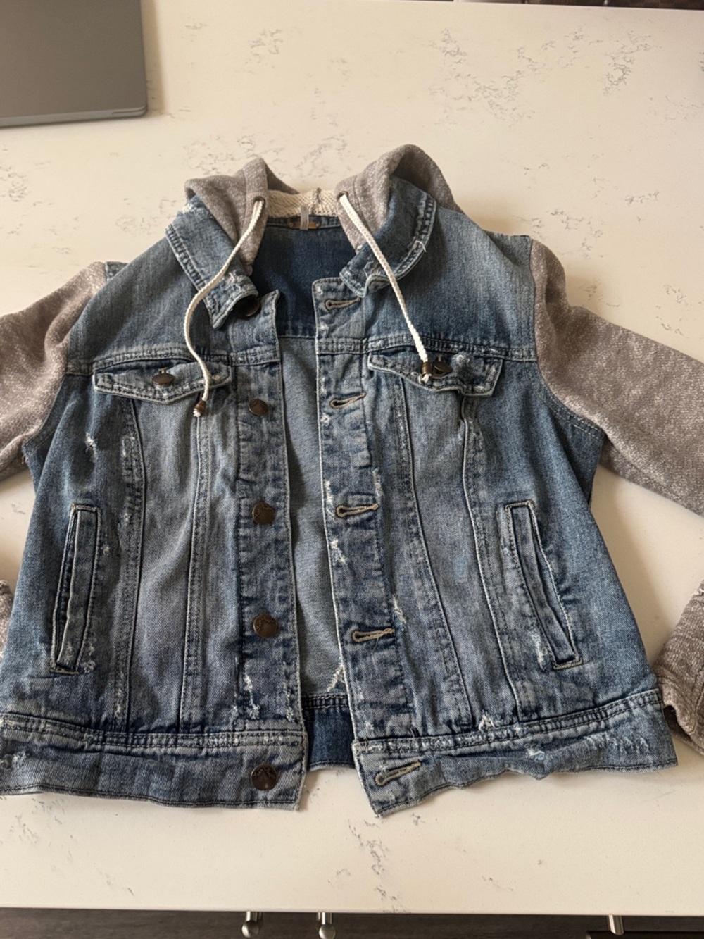 Free People Brando Denim Jacket Size S